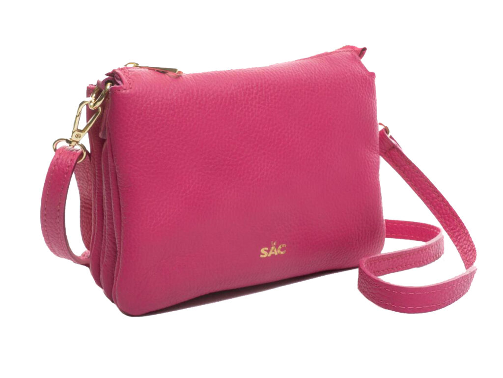 CLAUDIA pochette in pelle dollaro con tracolina